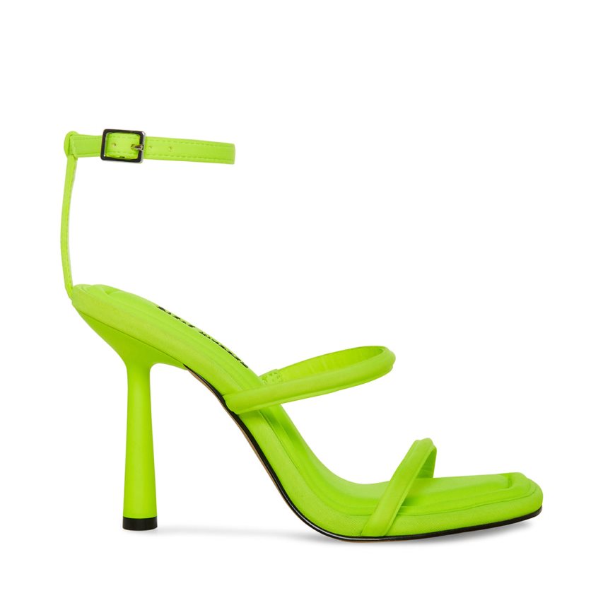 Green Steve Madden Briella Women\'s Heels Sandals | PH 8270UFI